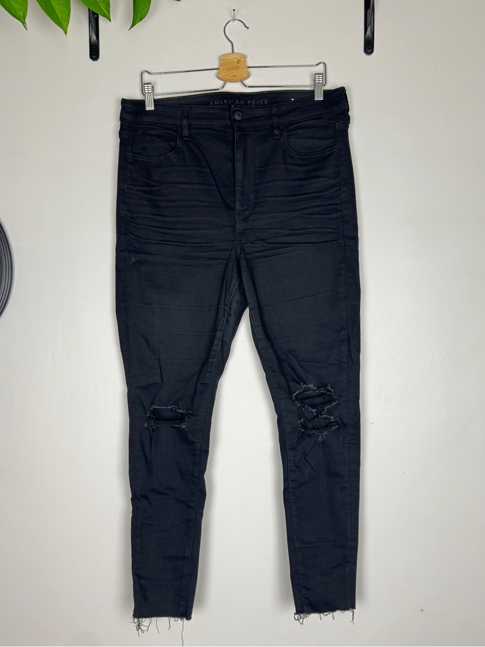 American Eagle Black Stretch Skinny Jeans